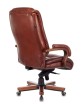 Кресло для руководителя Бюрократ T-9925WALNUT светло-коричневая кожа - 3