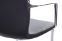 Конференц-кресло Riva Design Chair Plaza-SF FK004-С11 черная кожа - 4