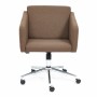 Кресло для персонала TetChair Milan коричневая ткань - 1