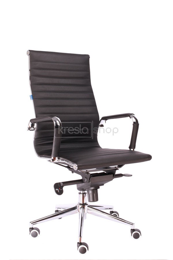 Кресло для руководителя Everprof Rio M кожа EC-03Q Leather Black